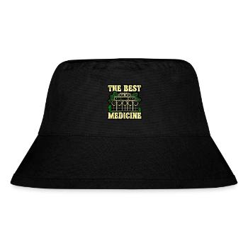 Healing through music - Stanley/Stella Recycled Bucket Hat - black - Front