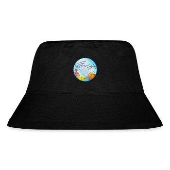 School of colorful fish in coral reef - Stanley/Stella Recycled Bucket Hat - black - Front