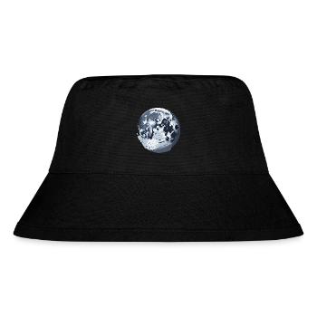 Mond - Stanley/Stella recycelter Bucket Hat - Schwarz - Vorne