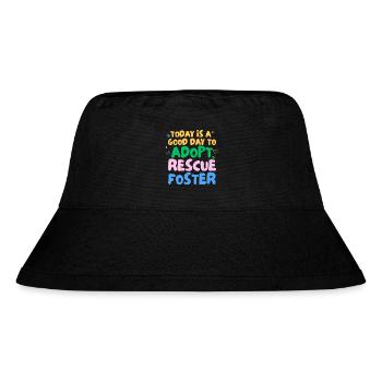 ADOPT DON'T SHOP - Stanley/Stella Recycled Bucket Hat - black - Front