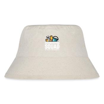 Lustiges Putzen Design - Stanley/Stella recycelter Bucket Hat - Naturweiß - Vorne