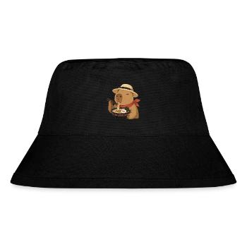 Capybara Ramen : Délice Japonais Kawaii - Bob recyclé Stanley/Stella - noir - Devant