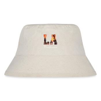  Los Angeles California - Stanley/Stella Recycled Bucket Hat - natural - Front
