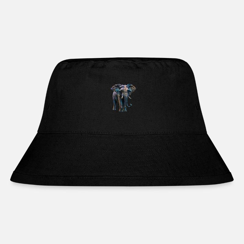 Elephant iriscent II - Stanley/Stella Recycled Bucket Hat - black