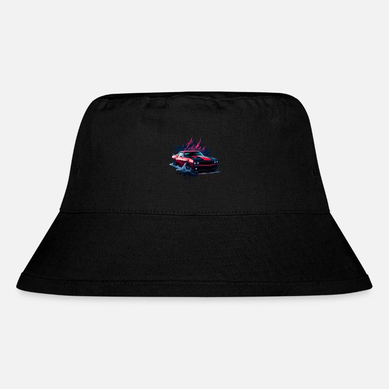 Klassischer Sportwagen - Stanley/Stella recycelter Bucket Hat - Schwarz