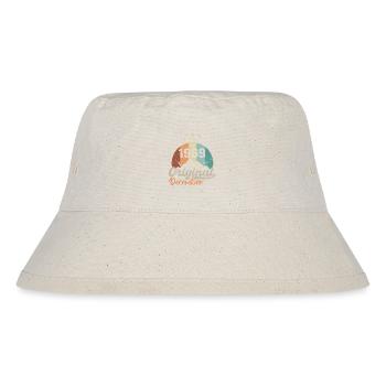 Dezember 1969 Geburtstagsgeschenk - Dezember 1969 - Stanley/Stella recycelter Bucket Hat - Naturweiß - Vorne
