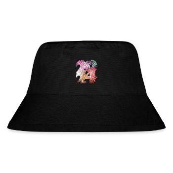 New Year's Eve / 2024 / New Year / Birth / Fireworks - Stanley/Stella Recycled Bucket Hat - black - Front