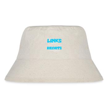 Left-handed, Spelling - Stanley/Stella Recycled Bucket Hat - natural - Front