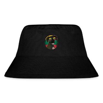 Lithuania - Stanley/Stella Recycled Bucket Hat - black - Front