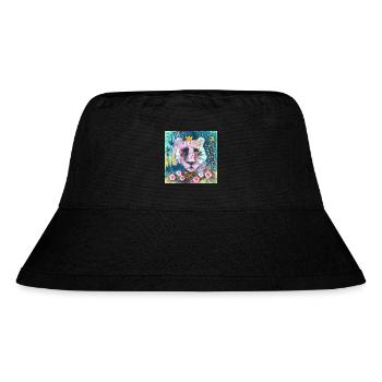 Der Duft von Rosen - Stanley/Stella recycelter Bucket Hat - Schwarz - Vorne