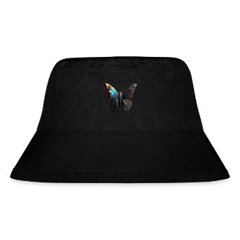 Schmetterling II - Stanley/Stella recycelter Bucket Hat - Schwarz - Vorne