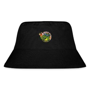 Pizza Monster Pizza Dinosaur cool Pizza Monster - Stanley/Stella Recycled Bucket Hat - black - Front