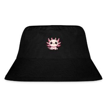 cute axolotl - Stanley/Stella Recycled Bucket Hat - black - Front