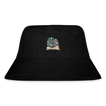 Bücherliebhaber Lesefan - Stanley/Stella recycelter Bucket Hat - Schwarz - Vorne