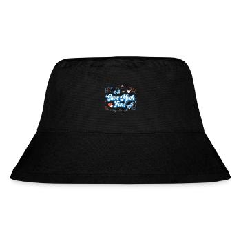 Ich Liebe Wintersaison Kaltes Klima Eis - Stanley/Stella recycelter Bucket Hat - Schwarz - Vorne
