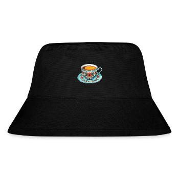 Teetasse Neo Traditional - Stanley/Stella Recycled Bucket Hat - black - Front