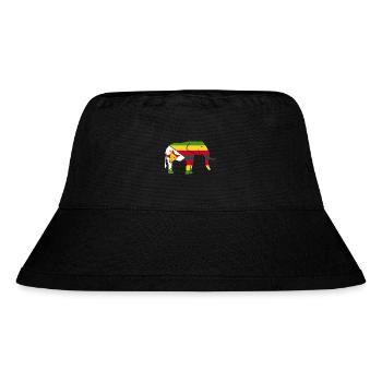 Zimbabwe Drapeau Pays Nationalité Zimbabwe - Bob recyclé Stanley/Stella - noir - Devant