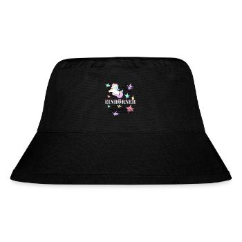 Die Königin der Einhörner! - Stanley/Stella recycelter Bucket Hat - Schwarz - Vorne