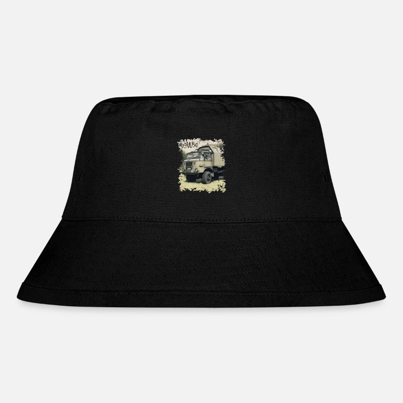 W50 NVA DDR Vehicle - Stanley/Stella Recycled Bucket Hat - black