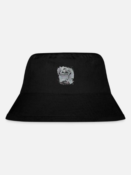 Mourning Angel/Sorrow - Stanley/Stella Recycled Bucket Hat - black