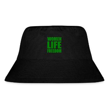 Women life freedom iran - Stanley/Stella recycelter Bucket Hat - Schwarz - Vorne