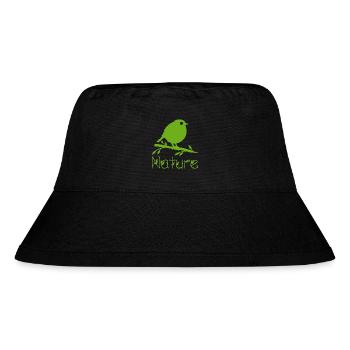 Nature is waking up - Stanley/Stella Recycled Bucket Hat - black - Front