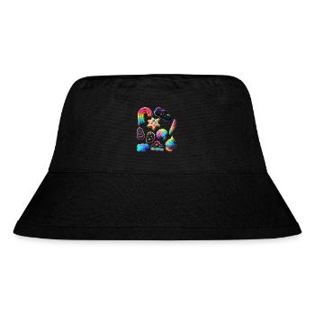 ASSORTMENT OF CAKES AND CONFECTIONERY - Stanley/Stella Recycled Bucket Hat - black - Front