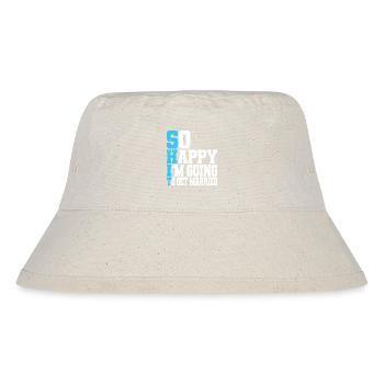 Lustiger Junggesellenabschied Verlobung Hochzeit Verheiratet - Stanley/Stella recycelter Bucket Hat - Naturweiß - Vorne