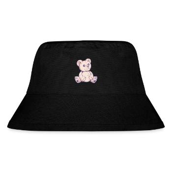 cute teddy bear - Stanley/Stella Recycled Bucket Hat - black - Front
