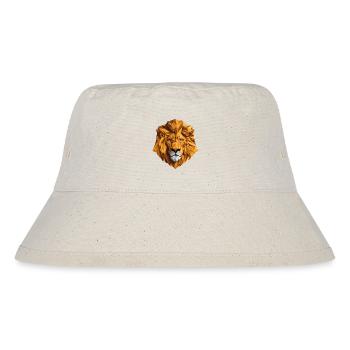 Löwenkopf - Stanley/Stella recycelter Bucket Hat - Naturweiß - Vorne