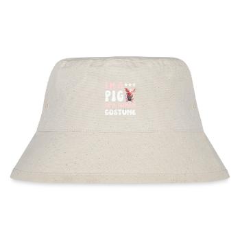 Schwein Schweine - Stanley/Stella recycelter Bucket Hat - Naturweiß - Vorne