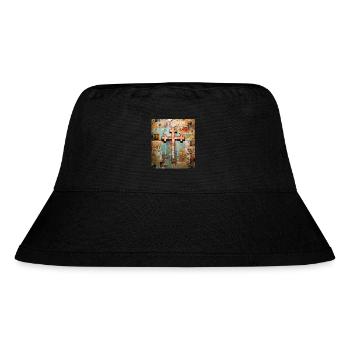 SPIRIT OF WALL STREET ART - Stanley/Stella Recycled Bucket Hat - black - Front