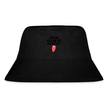 Cuckold cuck clean up service - Stanley/Stella recycelter Bucket Hat - Schwarz - Vorne