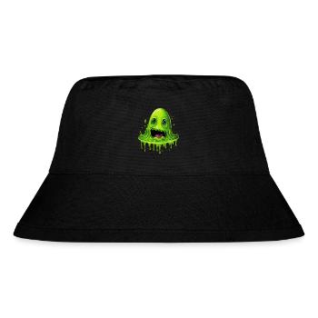 Green Slime Monster - Stanley/Stella Recycled Bucket Hat - black - Front