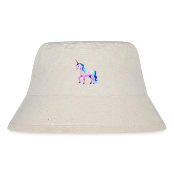 Einhorn Fabeltier Unicorn Mädchen Einhörner - Stanley/Stella recycelter Bucket Hat - Naturweiß - Vorne