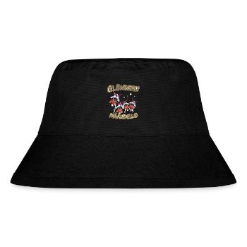 Glühwein Mädels - Stanley/Stella recycelter Bucket Hat - Schwarz - Vorne