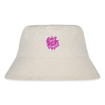 Just act stupid - Stanley/Stella Recycled Bucket Hat - natural - Front