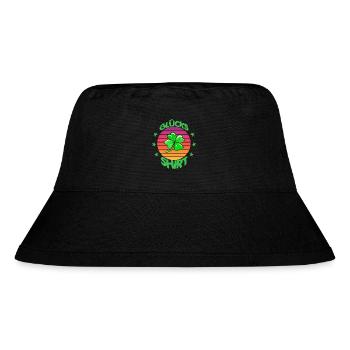 Liebe Freunde Familie Partner Glück Spaß Leben - Stanley/Stella recycelter Bucket Hat - Schwarz - Vorne