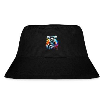 Lemur - Stanley/Stella Recycled Bucket Hat - black - Front
