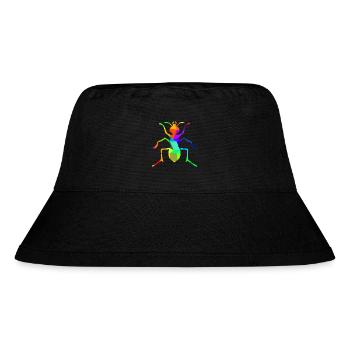 Ameise Insekt Regenbogen Tiere Polygon - Stanley/Stella recycelter Bucket Hat - Schwarz - Vorne