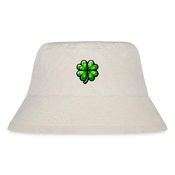 Four-leaf clover - Stanley/Stella Recycled Bucket Hat - natural - Front