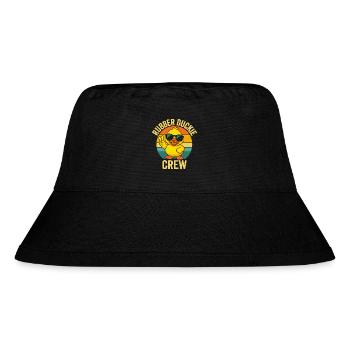 Rubber Duckie Crew Sonnenbrille Illustration - Stanley/Stella recycelter Bucket Hat - Schwarz - Vorne