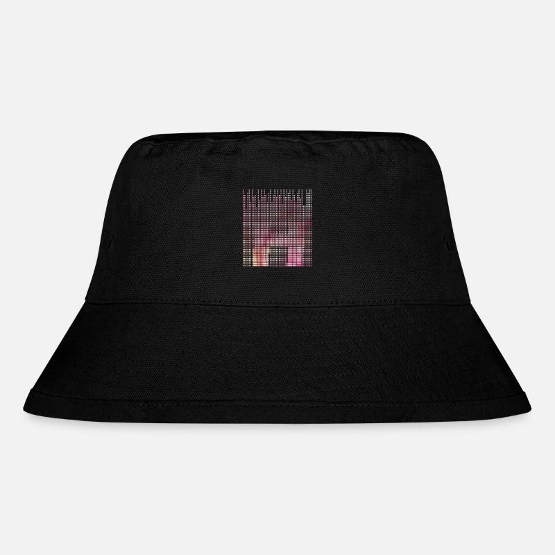 Letter H, Name, der Buchstabe H - Stanley/Stella recycelter Bucket Hat - Schwarz