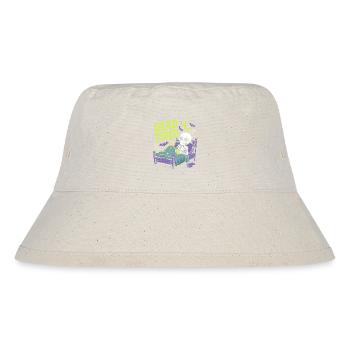 Morgenmuffel Ausschlafen Müde Erholung - Stanley/Stella recycelter Bucket Hat - Naturweiß - Vorne