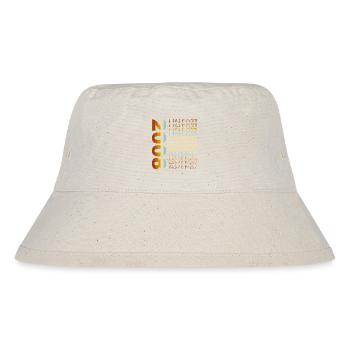 Limited Edition 2008 FarbEdition Grafikprint 18. - Stanley/Stella recycelter Bucket Hat - Naturweiß - Vorne