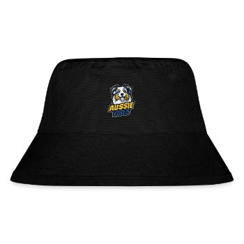 Australian Shepherd – AUSSIE VIBES - Stanley/Stella Recycled Bucket Hat - black - Front