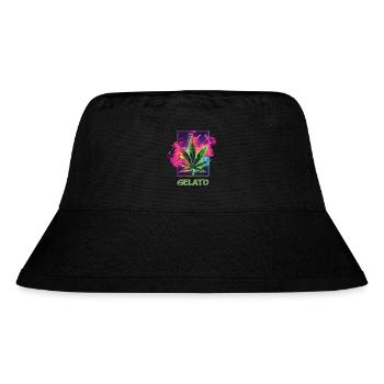 Gelato - Stanley/Stella recycelter Bucket Hat - Schwarz - Vorne