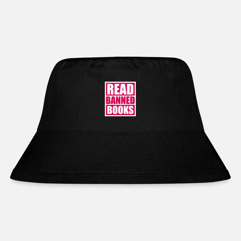 Read Banned Books Verbotene Bücher Lesen Freiheit - Stanley/Stella recycelter Bucket Hat - Schwarz