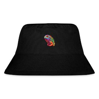 Iguana Radiation - Stanley/Stella Recycled Bucket Hat - black - Front