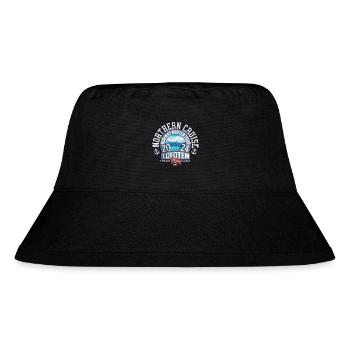 Nord Kreuzfahrt Lofoten Norwegen 2 - Stanley/Stella recycelter Bucket Hat - Schwarz - Vorne